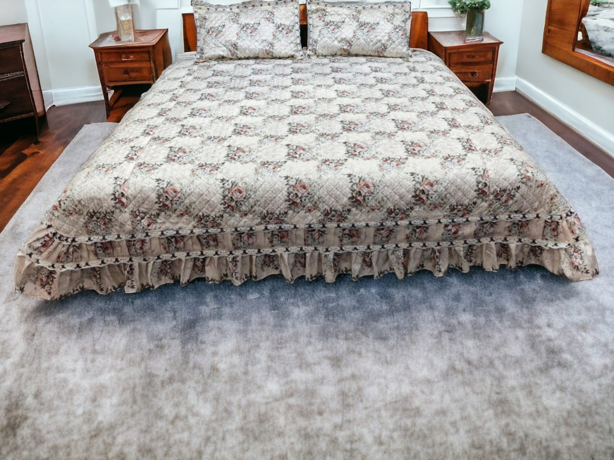 3pc fabric dabi size king  95 by 105
