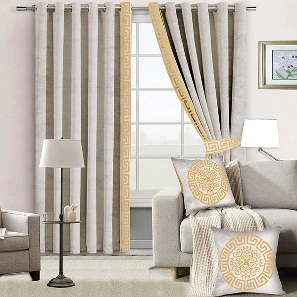 Luxury Velvet Embroidered Curtains