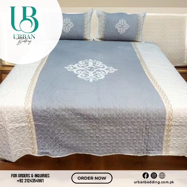 3Pc Embroidery Bedsheet