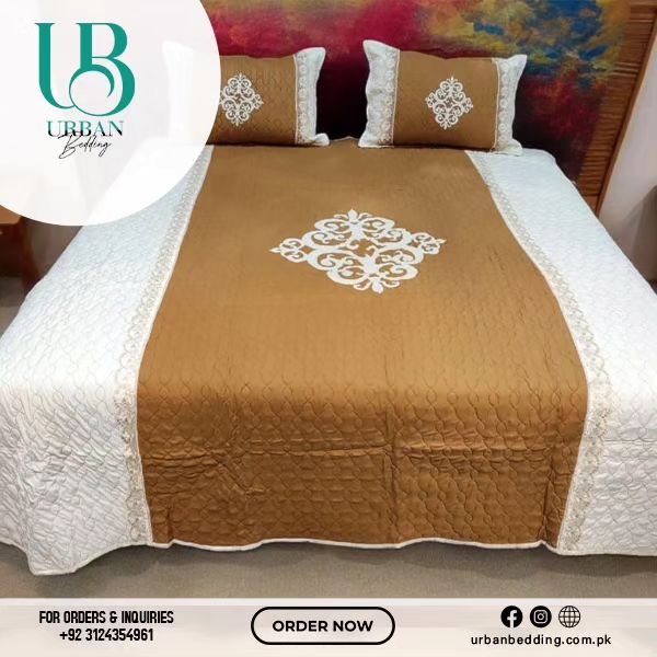 3Pc Embroidery Bedsheet