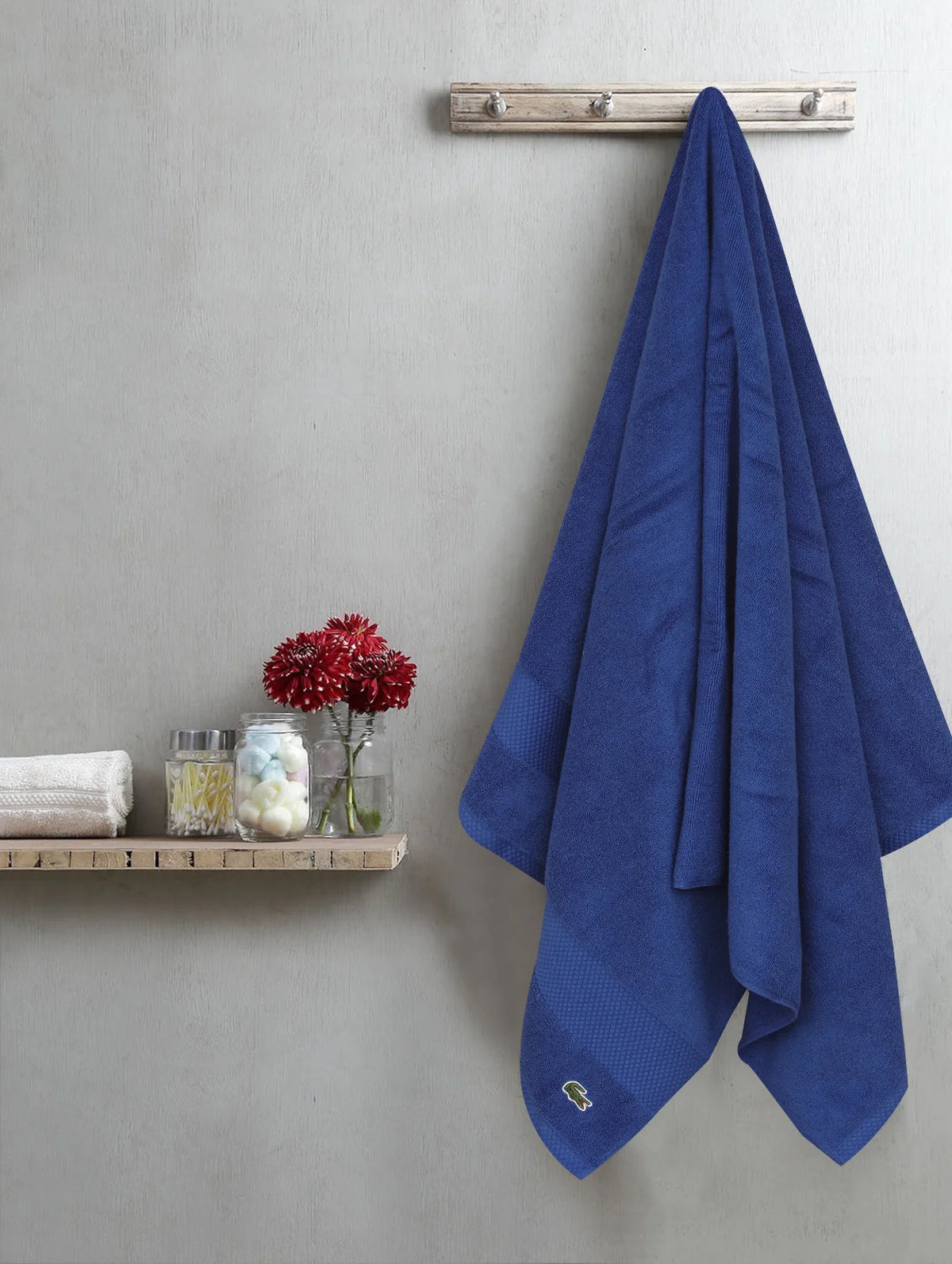 LC ANTI MICROBIAL TOWEL 100% COTTON BLUE