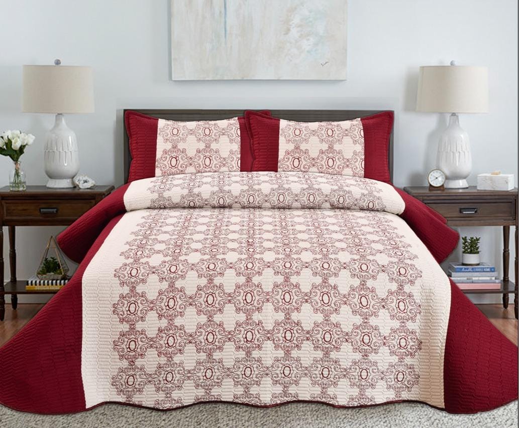 Micro Embroidery Bedsheet