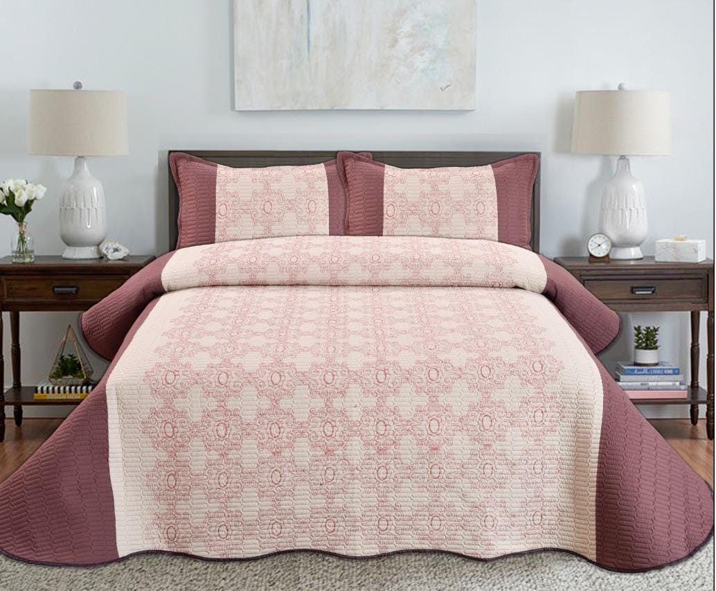 Micro Embroidery Bedsheet