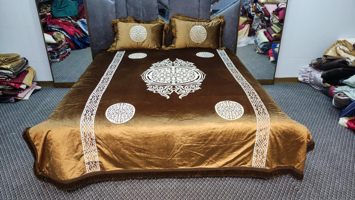 3pc Velvet Fabric Applique Work