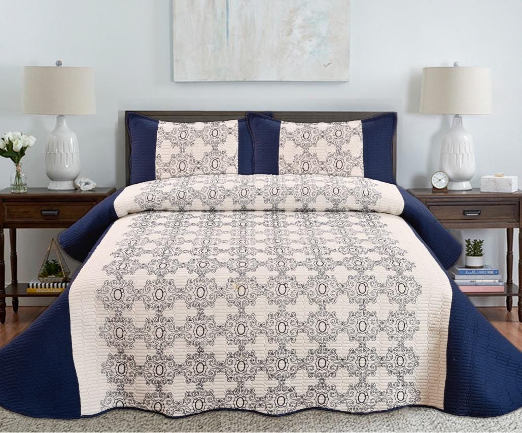 Micro Embroidery Bedsheet